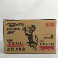 ■■ MAKITA マキタ インパクトドライバ 付属品完備 TD173DZ ブルー Sランク