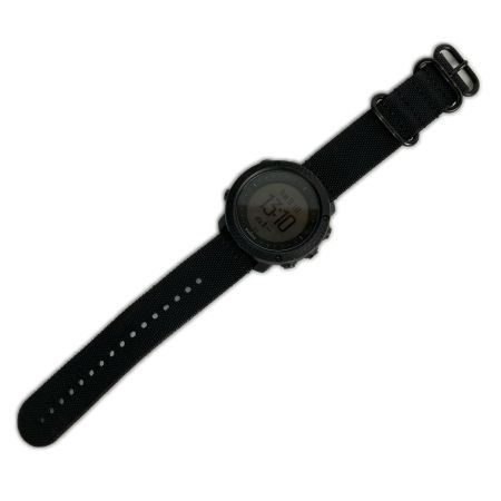  SUUNTO スント 腕時計 充電式デジタルウォッチ TRAVERSE ALPHA OW151 ブラック 充電ケーブル・箱・取説付