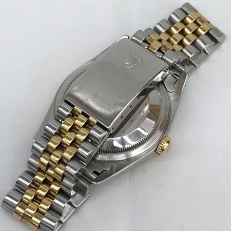  ROLEX ロレックス デイトジャスト 自動巻き 箱付 U番 メンズ腕時計 16233 イエローゴールド