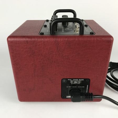  NANOBASS ベースアンプ Phil Jones Bass 電源コード付 X4C レッド