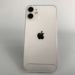■■ Apple アップル iPhone12 mini 128GB au △ SIMロック有 MGDM3J/A ホワイト 本体のみ Bランク