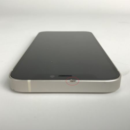  Apple アップル iPhone12 mini 128GB au △ SIMロック有 MGDM3J/A ホワイト 本体のみ