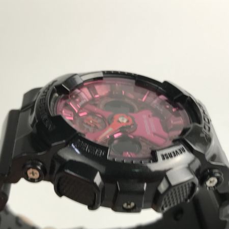  CASIO カシオ G-SHOCK 腕時計 アナデジ GMA-S120RB ブラック x レッド 箱付