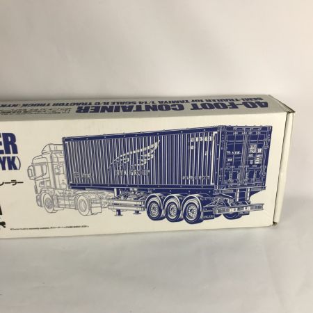  TAMIYA タミヤ 1/14 電動RC トレーラートラック用 日本郵船 40フィートコンテナ セミトレーラー NO30