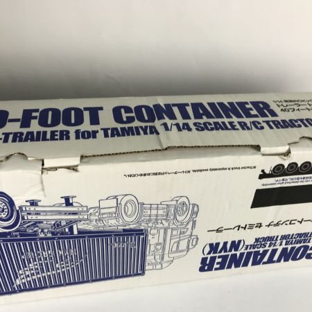  TAMIYA タミヤ 1/14 電動RC トレーラートラック用 日本郵船 40フィートコンテナ セミトレーラー NO30
