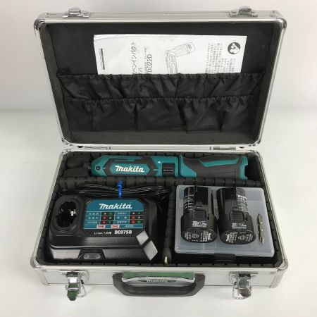  MAKITA マキタ 充電式ペンインパクトドライバ 本体/充電器/バッテリー２個 /取説/ケース付き  TD022D グリーン