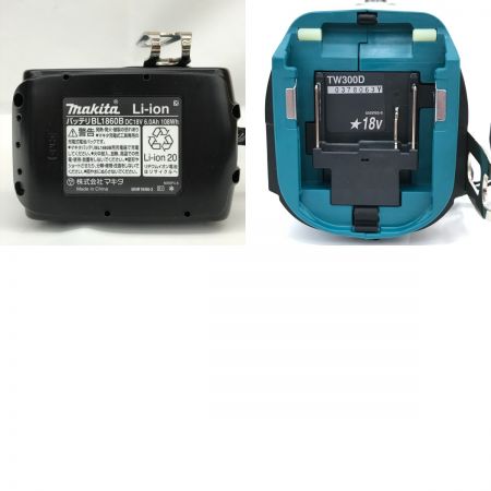  MAKITA マキタ 充電式インパクトレンチ 付属品完備 TW300DRGX ブルー