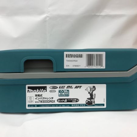  MAKITA マキタ 充電式インパクトレンチ 付属品完備 TW300DRGX ブルー