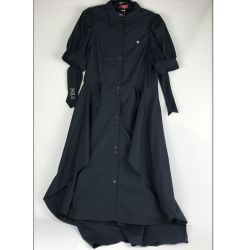 ■■ dazzlin ダズリン ポロ 【POLO BCS コラボ】シャツワンピース 半袖 Mサイズ ネイビー 未使用品 Sランク