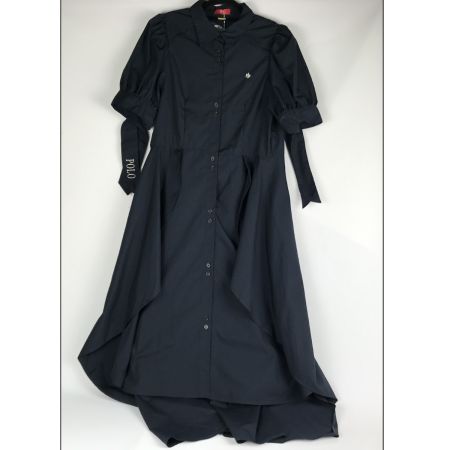  dazzlin ダズリン ポロ 【POLO BCS コラボ】シャツワンピース 半袖 Mサイズ ネイビー 未使用品