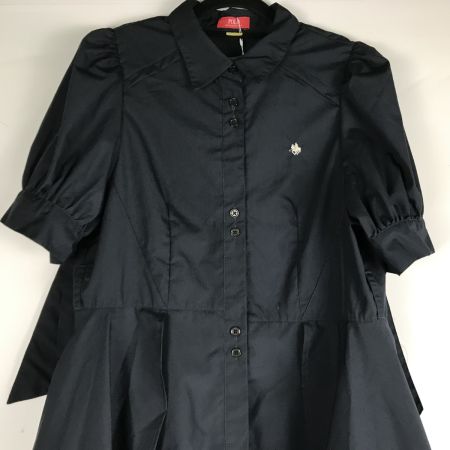  dazzlin ダズリン ポロ 【POLO BCS コラボ】シャツワンピース 半袖 Mサイズ ネイビー 未使用品