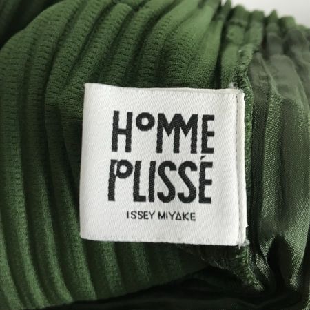  ISSEY MIYAKE イッセイミヤケ HOMME PLISSE × ISSEY MIYAKE オムプリッセ イッセイミヤケ プリーツパンツ サイズ2 HP13JF135 グリーン