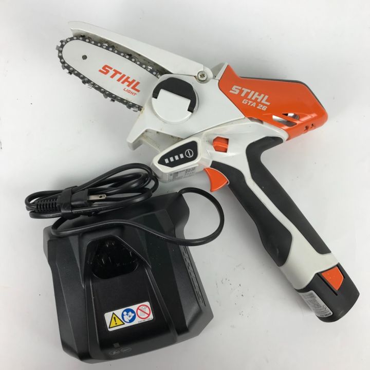 STIHL スチール 電動工具 ガーデンカッター バッテリーチェンソー GTA26 オレンジ｜中古｜なんでもリサイクルビッグバン