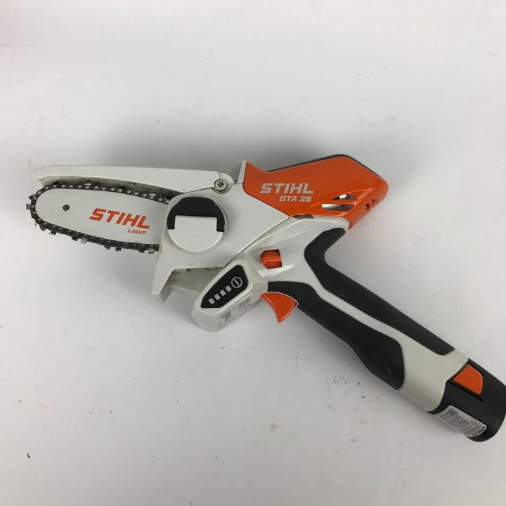 STIHL スチール 電動工具 ガーデンカッター バッテリーチェンソー GTA26 オレンジ｜中古｜なんでもリサイクルビッグバン