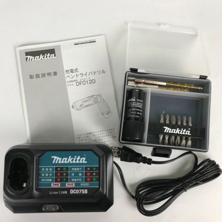  MAKITA マキタ  電動工具 充電式ペンドライバドリル DF012D グリーン