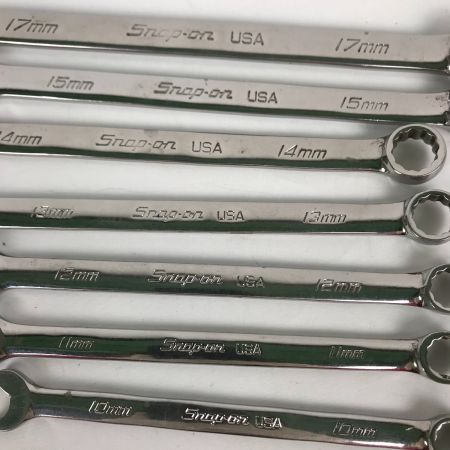  Snap-on スナップオン コンビネーションレンチセット 10・11・12・13・14・15・17ｍｍ 計7本セット PAT5551322