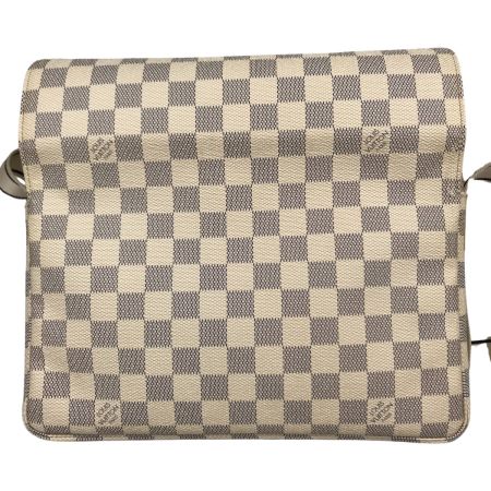  LOUIS VUITTON ルイヴィトン ダミエ アズール ナヴィグリオ ショルダーバッグ N51189 ホワイト×グレー