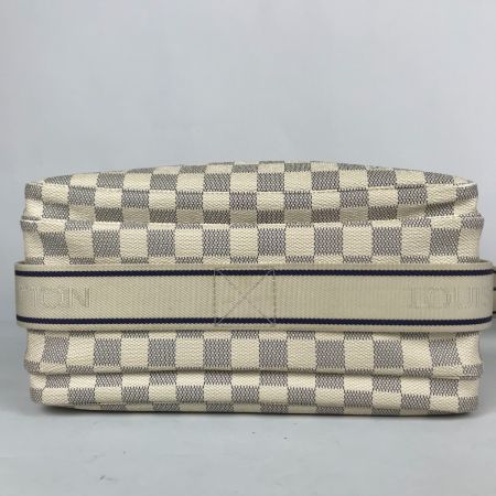  LOUIS VUITTON ルイヴィトン ダミエ アズール ナヴィグリオ ショルダーバッグ N51189 ホワイト×グレー