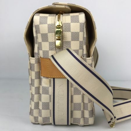  LOUIS VUITTON ルイヴィトン ダミエ アズール ナヴィグリオ ショルダーバッグ N51189 ホワイト×グレー