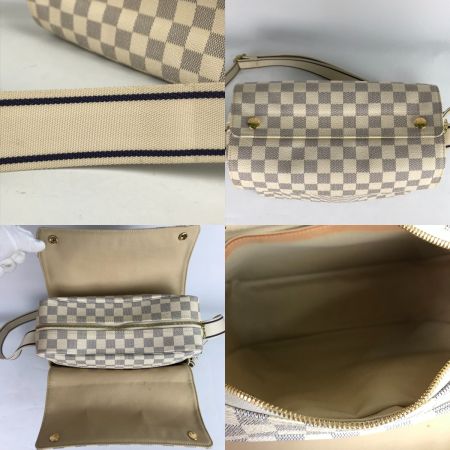  LOUIS VUITTON ルイヴィトン ダミエ アズール ナヴィグリオ ショルダーバッグ N51189 ホワイト×グレー