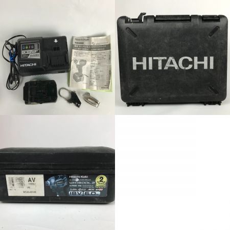  HITACHI 日立 電動工具 インパクトドライバ コードレス式 18v 609538 WH18DDL2 ブラック