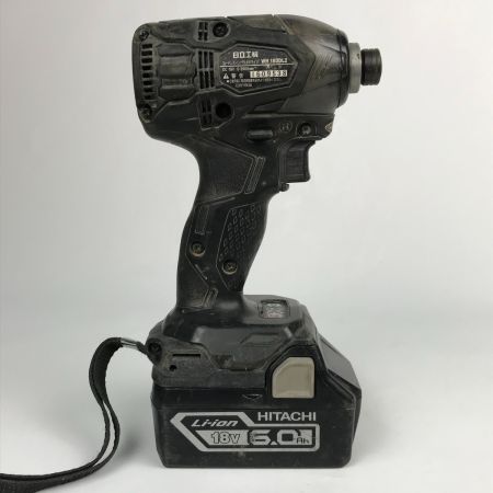  HITACHI 日立 電動工具 インパクトドライバ コードレス式 18v 609538 WH18DDL2 ブラック