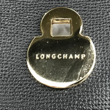  Longchamp ロンシャン Shop-It ショップイット トートバッグ レザー ブラック