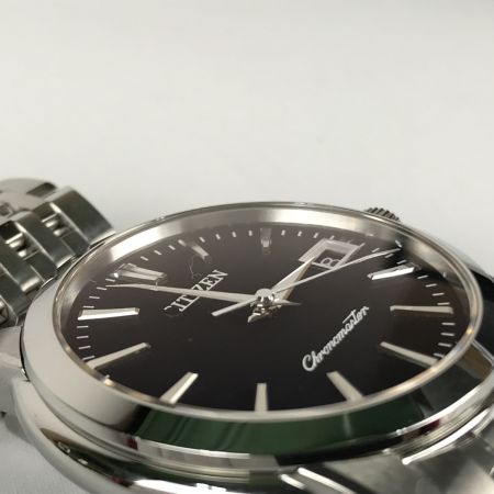  CITIZEN シチズン クロノマスター クォーツ 腕時計 箱・取説・コマ付 CTQ57-1202 ブラック