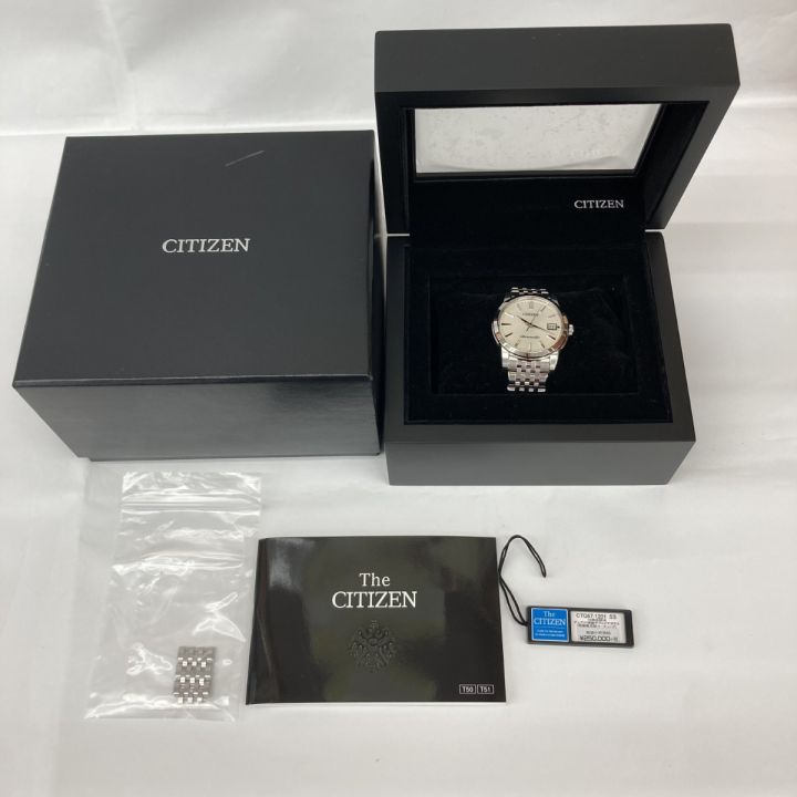 CITIZEN シチズン ザ・シチズン クロノマスター クォーツ SS 箱・コマ付 CTQ57-1201｜中古｜なんでもリサイクルビッグバン