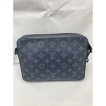 LOUIS VUITTON ルイヴィトン デュオ・メッセンジャー モノグラム・シャドウ ショルダーバッグ M45730 ネイビー