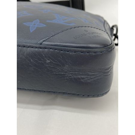  LOUIS VUITTON ルイヴィトン デュオ・メッセンジャー モノグラム・シャドウ ショルダーバッグ M45730 ネイビー