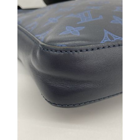 LOUIS VUITTON ルイヴィトン デュオ・メッセンジャー モノグラム・シャドウ ショルダーバッグ M45730 ネイビー