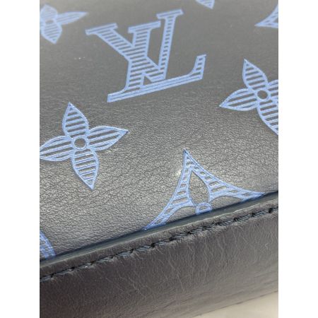  LOUIS VUITTON ルイヴィトン デュオ・メッセンジャー モノグラム・シャドウ ショルダーバッグ M45730 ネイビー