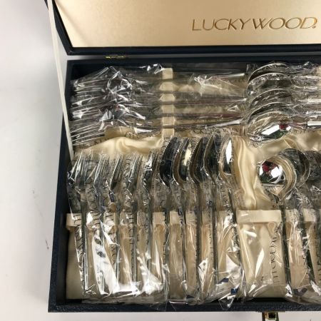  LUCKY WOOD ラッキーウッド カトラリーセット 37点セット