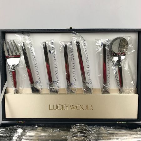  LUCKY WOOD ラッキーウッド カトラリーセット 37点セット