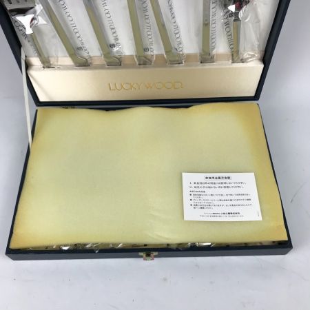  LUCKY WOOD ラッキーウッド カトラリーセット 37点セット