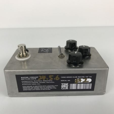  Tone Brew Club Recipe 72 APERITIF バッファーブースター＆プリアンプ