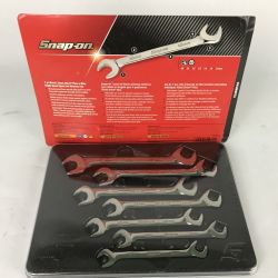 ■■ Snap-on スナップオン アングルヘッドオープンエンドレンチセット 7本セット ケース付 SVSMI7A/SVSMI5A/SVSMI4A/SVSMI3A/SVSMI2A/SVSMI1A/SVS310A Bランク