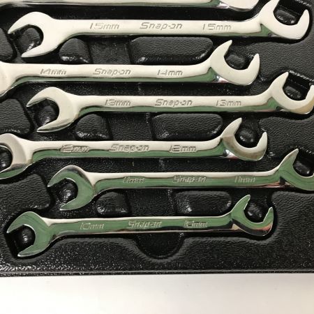  Snap-on スナップオン アングルヘッドオープンエンドレンチセット 7本セット ケース付 SVSMI7A/SVSMI5A/SVSMI4A/SVSMI3A/SVSMI2A/SVSMI1A/SVS310A