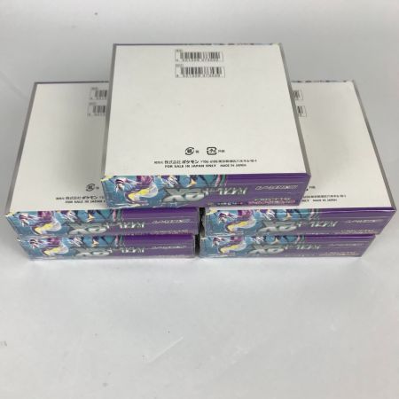   ポケモンカードゲーム バイオレットex トレカ BOX 計５箱 シュリンク付