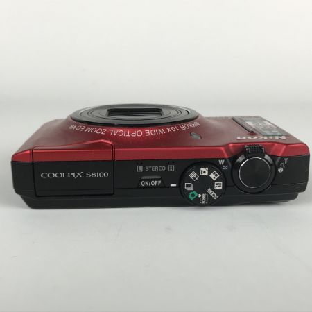  Nikon ニコン クールピクス COOLPIX デジタルカメラ  S8100 レッド