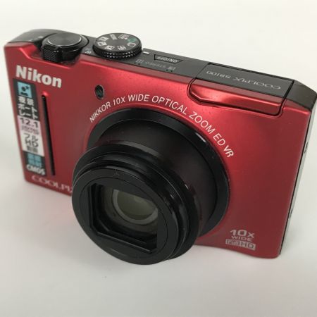  Nikon ニコン クールピクス COOLPIX デジタルカメラ  S8100 レッド