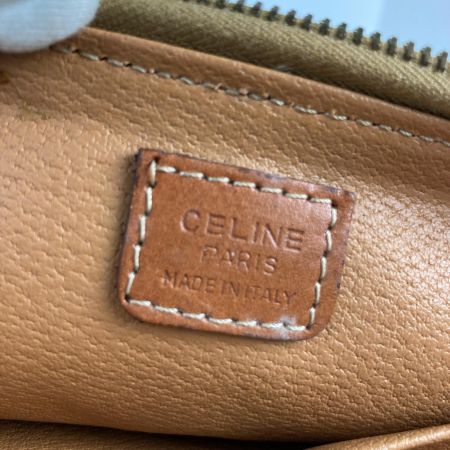  CELINE セリーヌ マカダム柄 アクセサリーポーチ オールドセリーヌ ブラウン