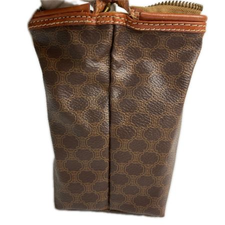  CELINE セリーヌ マカダム柄 アクセサリーポーチ オールドセリーヌ ブラウン