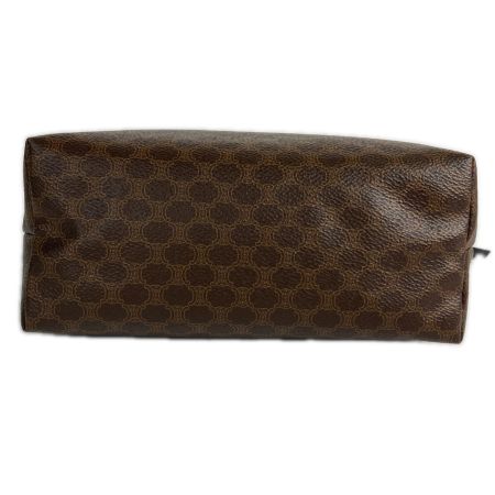  CELINE セリーヌ マカダム柄 アクセサリーポーチ オールドセリーヌ ブラウン