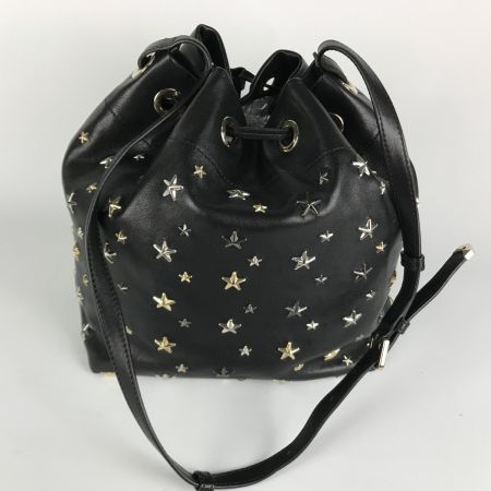 JIMMY CHOO ジミーチュウ スタースタッズ JUNOドローストリング