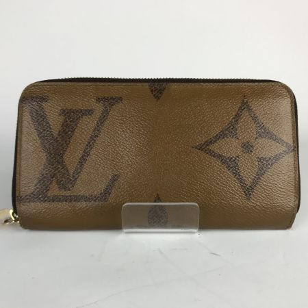  LOUIS VUITTON ルイヴィトン モノグラム・ジャイアント リバース ジッピーウォレット M69353 ブラウン