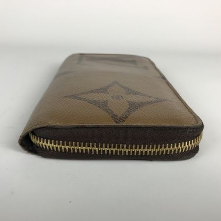  LOUIS VUITTON ルイヴィトン モノグラム・ジャイアント リバース ジッピーウォレット M69353 ブラウン