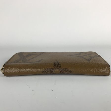  LOUIS VUITTON ルイヴィトン モノグラム・ジャイアント リバース ジッピーウォレット M69353 ブラウン