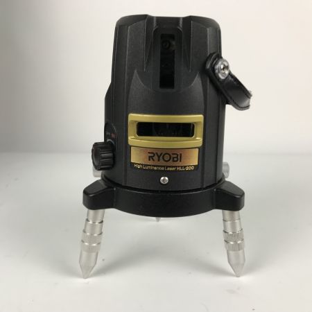  RYOBI リョービ レーザー墨出し器  受光器 三脚付き HLL-200 ブラック